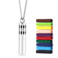 Twelve Constellations Aromatherapy Essential Oil Pendant Lockets Perfume Storage Diffuser Necklace 316L Stainless Steel Jewelry