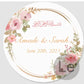 Custom Zamzam Water Sticker Islamic Nikah Wedding Favor Muslim Hajj Umrah Party Gift Packaging Label Bridal Shower Adhesive DIY