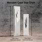 Custom Modern White Acrylic Mezuzah Case with Shin Logo Personalized Engraving Name/ Blessing Judaica Door Decor New Home Gift