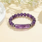 1pc Healing Handmade Stone Bracelet Turquoise Natural Malachite Gemstone Crystal Rough Bracelet Body Energy Yoga
