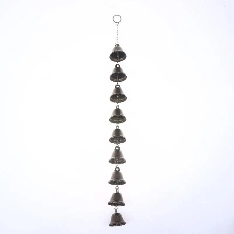 35/48cm 6/9 Bells Pendant Handmade Metal Wind Chime Outdoor Wind Chime With Decorative Chain Household Garden Decoration