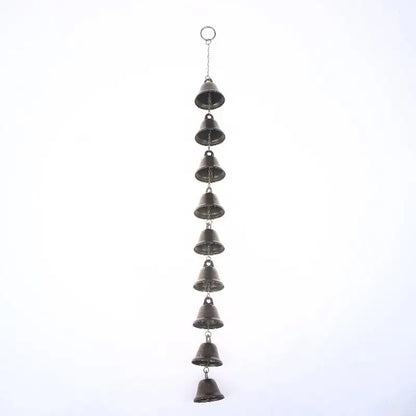 35/48cm 6/9 Bells Pendant Handmade Metal Wind Chime Outdoor Wind Chime With Decorative Chain Household Garden Decoration
