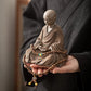 Ceramics  Little Monk sculptures and figurines  ceramic buddha statue Home Room Office Wealth Luck Feng Shui Decor blessing gift