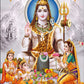 Religion Elephant God India Hinduism Ganesha Painting Canvas Durga Golden Zari Art Poster Prints Living Room Home Decor Pictures