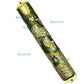 Handcrafted Enamel & Alloy Mezuzah Case with Kosher Scroll, Elegant Judaica Gift for Home Blessing & Doorpost Protection