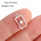 5PCS/Lot Celestial Mini Star Charms Stainless Steel Pentagram/Astral/Meteor/Moon Pendant DIY for Earring Bracelet Jewelry Making
