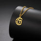 EUEAVAN 1pc Hebrew Letter Chai Symbol Necklace for Women Jewish Blessing Life Star of David Pendant Protection Amulet Jewelry