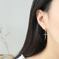 925 Sterling Silver Cross Earrings For Women Trendy Earring Jewelry Prevent Allergy Party Accessories Gift