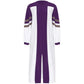 Women Men Pastor Gown Church Choir Robe Halloween Catholic Clergy Cosplay Costume Long Sleeve Zipper Christian Priest Dress