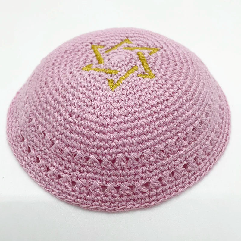 Jewish Kippa 17cm Knitted Kippah Yarmulke Skullcap