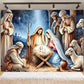 Birth of Jesus Background Party Decoration Supplies Merry Christmas Baby Shower Supplies Banner Backdrop Decor Photo Shoot Props