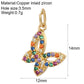 Cute Butterfly Flower Necklace for Women Gold Color Moon Collars Dije Stainless Steel Chain Diy Jewelry High Quality