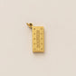 1PC minimalist gourmet style pendant, stainless steel plated with 18K gold, DIY preferred jewelry accessory