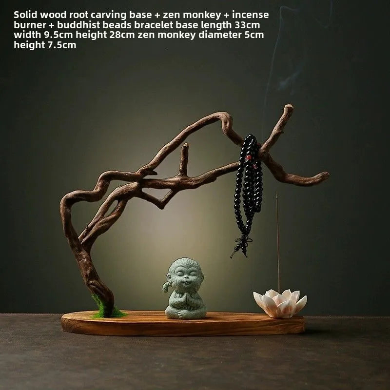 Natural Solid Wood Root Carving Decoration Creative Home Living Room Decoration Crafts Weathered Wood Root Zen Decoration
