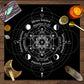 1pc Tarot card tablecloth, twelve constellations divination, starry sky altar cloth, Tarot card game decoration tablecloth