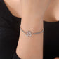 Skyrim Religious Indian Buddhism Yoga OM Bracelets on Hand for Women Men Stainless Steel Box Chain Bracelet Supernatural Jewelry