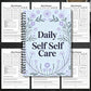 1PC Elegant Light Purple Daily Self Care Mood Journal, Suitable For Daily Mindfulness Practice, Relaxing Self Reflection Session