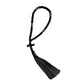 Handmade 50 knot Black Chotki Christian Orthodox Prayer Rope, Blue Greek Omboskoini Protection Blessing Cross Greek Car Hanging