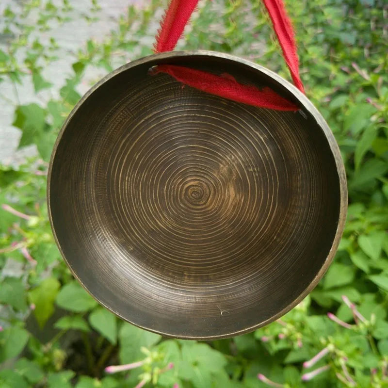 Bronze Cloud Gong Handmade High Volume Gongs Chinese Sound Therapy Practice Gongs Portable Handheld Gong Percussion Instrument