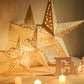 30-75cm Hollow Star Hanging Pendant Eid Mubarak Ramadan Decor 2025 Christmas Decor For Home Islamic Muslim Party Ramadan Kareem