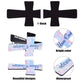 12/16/24PCS Plastic Bible Magnetic Bookmarks Double-Sided Leather Material Cross Bookmark Cross Shape Durable Construction
