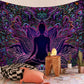 Wall Hanging Indian Mandala Tapestry Psychedelic Bohemian Home Decoration Aesthetic Living Room Background Cloth Beach Yoga Mat