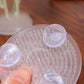 Round Ikebana Stem Holder Clear Flower Suction Cup Holder Flower Arranging Fixed Base Pot Vase Floral Rubber Bracket Home Decor