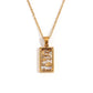 E.B.belle Original New Tarot Queen Lover Magician Moon Necklace Tarnish Free Stainless Steel Jewelry 18K Gold Plated Decoration
