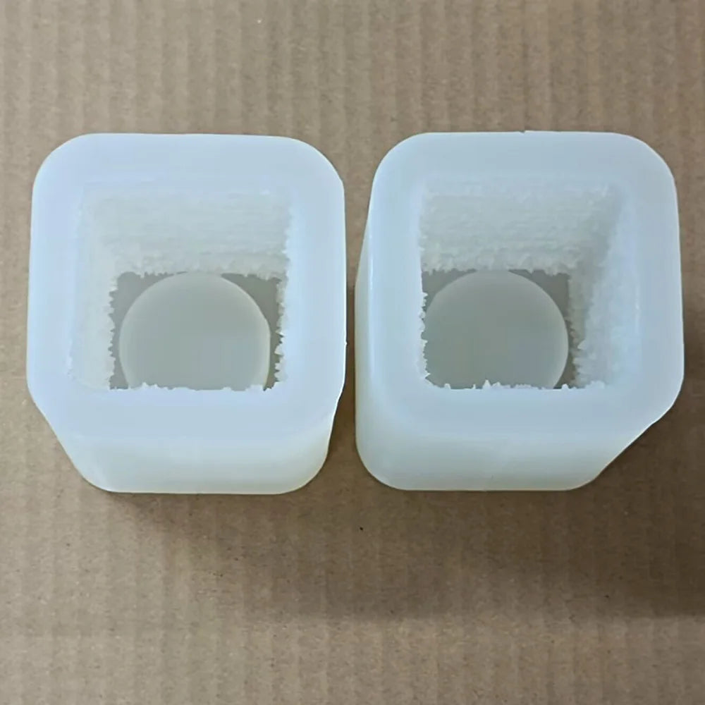 Silicone Mold For Shabbat Candle Holders Set,Handmade Concrete Jewish Tealight Holders | Shabbat Candlesticks Gift Molds