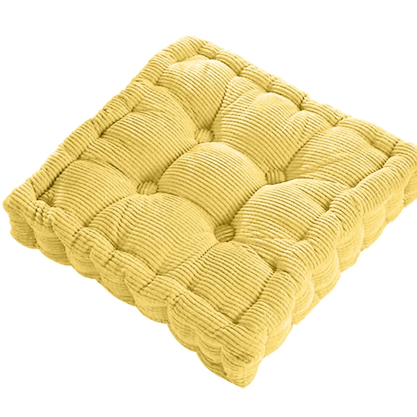 Meditation Floor Square Pillow For Seating On Floor Solid Tufted Thick Pad Cushion For Yoga Balcony Chair Seat Cushions