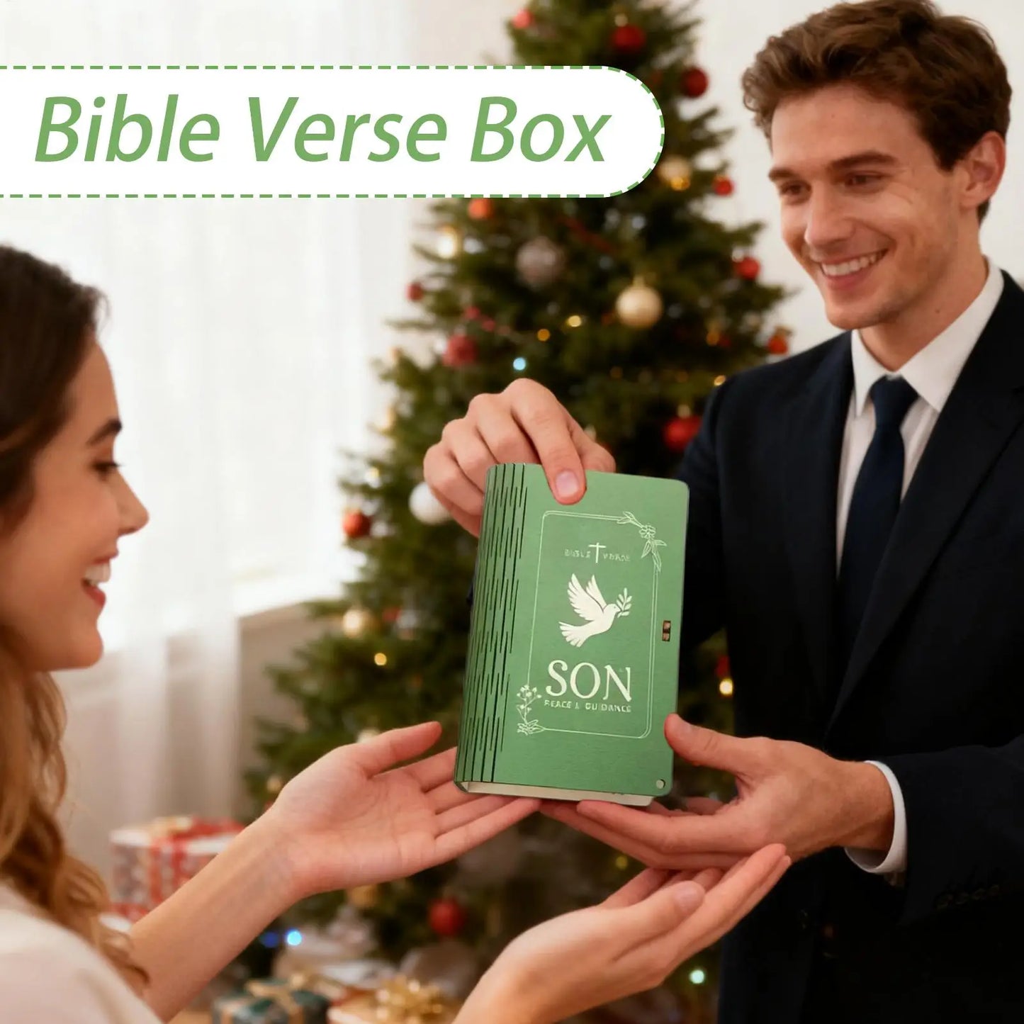 Bible Verse Box with 150 Cards Christian Scripture Cards Inspirational Gift for Christmas Graduation Wedding, Daily Prayer