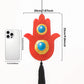 1pc Hamsa Hand Wall Hanging Decor, Blue & Red Evil Eye Tassel Ornaments, Boho Home Decor Pendant, Living Room & Gift Decoration
