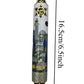 Handcrafted Enamel & Alloy Mezuzah Case with Kosher Scroll, Elegant Judaica Gift for Home Blessing & Doorpost Protection