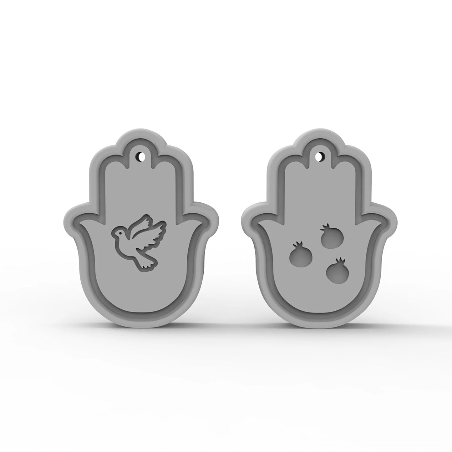 Jewish Holiday Silicone Mold - Blessing Hebrew Pattern for Concrete Casting, Jewish New Year Craft molds