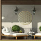 Ramadan&Eid Special  Flower of Life Metal Wall Art for Bedroom and Living Room Decor,Lotus Design as Accent Piece Above Couch