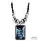 2024 Personalized Pendant Necklace Galaxy Constellation Design 12 Zodiac Sign Horoscope Astrology Necklace For Women Men Resin J