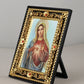 Immaculate Heart Virgin Mary St.Michael Icons Figurine Holy Family Icon Square Frame Church Home Tabletop Decoration Collection