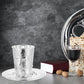1 set 1 Set Wine Tray Set Shabbat Kiddush Cup Silver Plated Metal Holiday Gift For Passover Havdalah Decorative Holy Cup