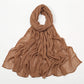 New Crinkle Rayon Hijab For Women Muslim Scarf Long Shawls Solid Islamic Turban Headband Heascarf Wraps Ramandan Headband