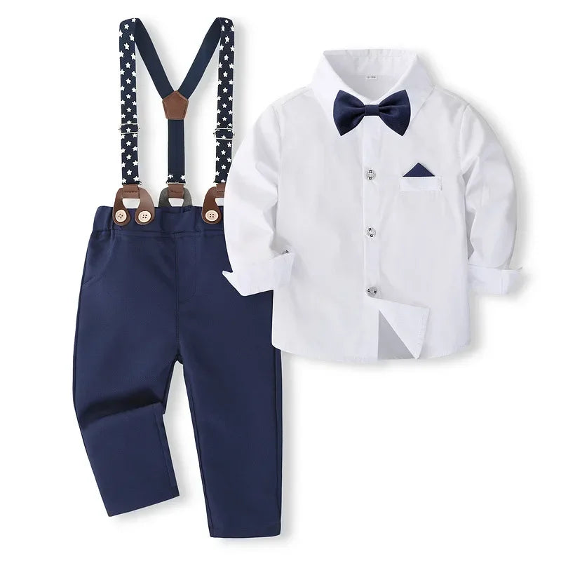 Baby Boy Clothes Toddler Wedding Suit Infant Birthday Party Gift Christening Chritmas Outfit Kid Easter Church Baptism Xmas Set