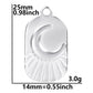 100% Stainless Steel Moon Pendants For Jewelry Making Supplies Various Luna Animal Wings Sun Star Eye Charms In Bulk Accessories