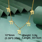 EUEAVAN 1pc Hebrew Letter Chai Symbol Necklace for Women Jewish Blessing Life Star of David Pendant Protection Amulet Jewelry