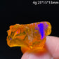 Natural Colorful Ethiopia Opal (Need In Water) Rare Gem Stone Mineral Healing Quartz Crystals Gemstone Shooting under lighting