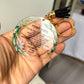 all 10pcs Print Hebrew Plexiglass Wedding Party Guest Favor Gift Bar Mitzvah Souvenir Key Chain with Ring Blessing Personalized