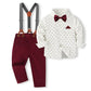 Baby Boy Clothes Toddler Wedding Suit Infant Birthday Party Gift Christening Chritmas Outfit Kid Easter Church Baptism Xmas Set