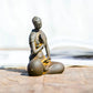 Mini Buddhist Monks Figurines Garden Buddha Zen Statue Tibetan Buddha Figurines Garden Ornament Meditating Buddha Sculpture