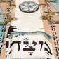 Happy Passover Waterproof Tablecloth Holiday Table Decor Pesach Seder Jewish Hebrew Rectangle Tablecloth Holiday Party Decor