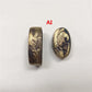 New Sword Handle Tsuka Alloy Fuchi Kashira For Japanese Samurai Katana Wakizashi Sword Fittings