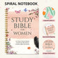 A4 Bible Study Journal for Women 220 Pages 52 Week Guided Scripture Devotional Christian Prayer Notebook Gift