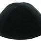 BLACK VELVET JEWISH KIPPAH YARMULKE KIPPOT RIMLESS OR WITH NO RIM